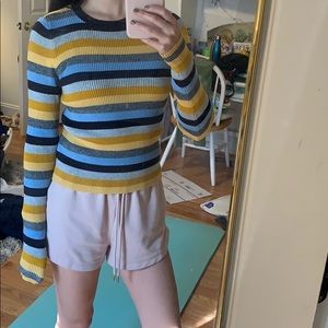 Striped knit top